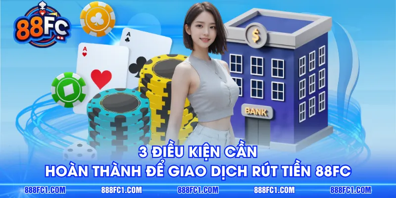 3 điều kiện cần hoàn thành để giao dịch rút tiền 88FC