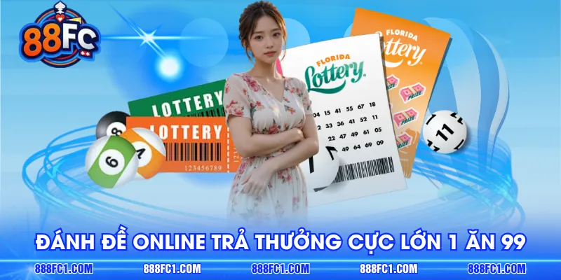 Đánh đề online trả thưởng cực lớn 1 ăn 99