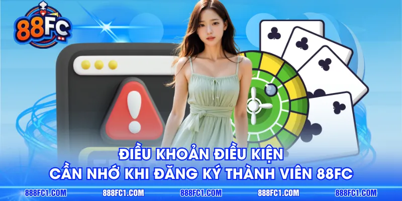 Điều khoản điều kiện cần nhớ khi đăng ký thành viên 88FC